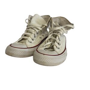 Converse All Stars Size Women’s 7 Men’s 5 Lace Up Shoes White Chuck Taylor